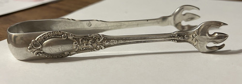 Sugar tongs marked sterling - tongs,